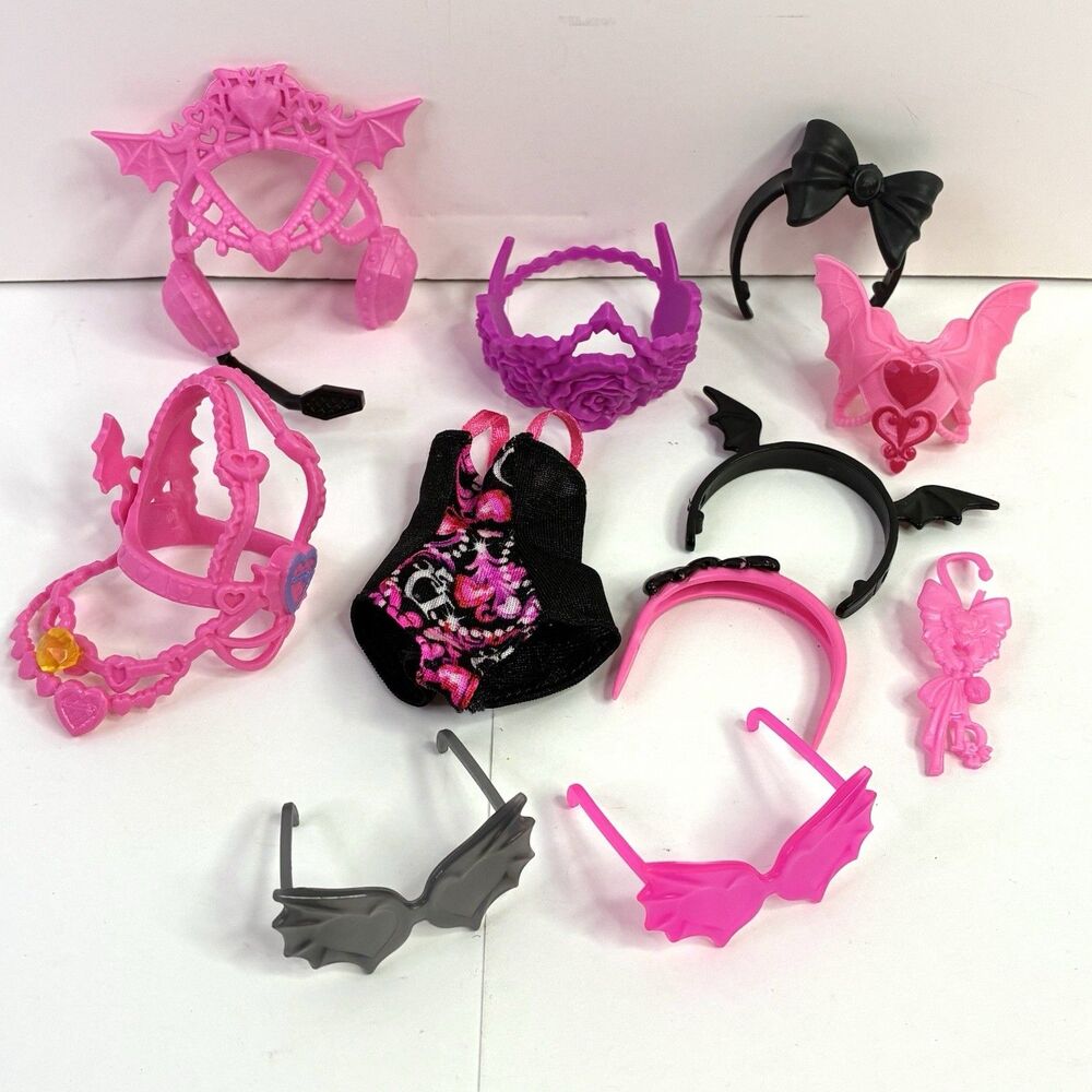 Monster High G3 Draculaura Skulltimate Secrets Neon Frights Accessories